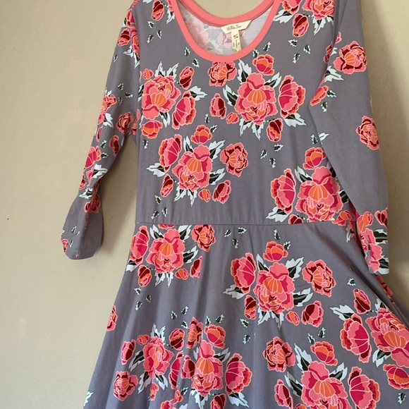 Matilda Jane, XL, rose print, fit and flare dress - Picture 11 of 13